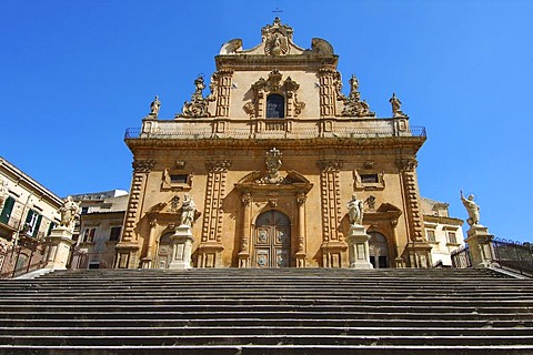 Stairs to the Cathedral of San Pietro Modica Italy