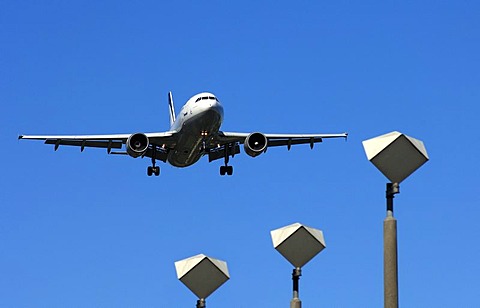 IranAir Airbus plan approaching the airport