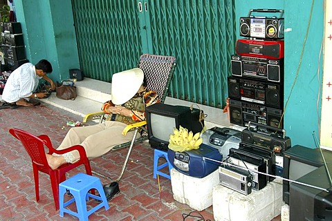 Having a nap, Ho Chi Minh City Saigon Viet Nam