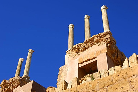 Roman ruins, Leptis Magna, Libya