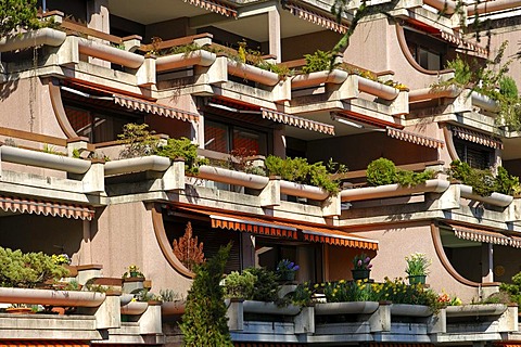 Terrace apartments, Montreux, Vaud, Switzerland