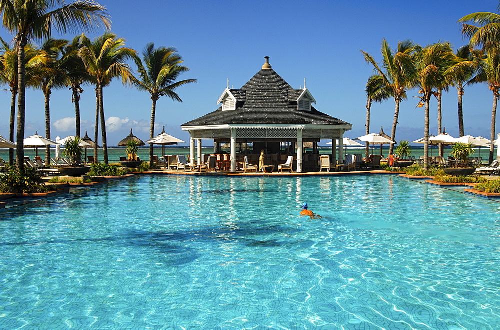 Swimming pool, Resort Le Telfair, Mauritius