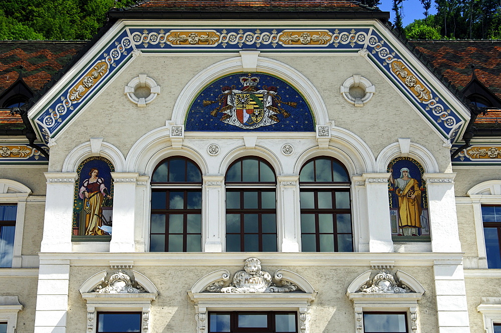 Government house, Vaduz, Principality of Liechtenstein