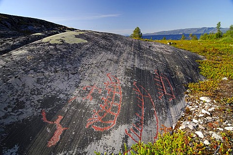 Rock carvings, Alta, Finnmark, Norway