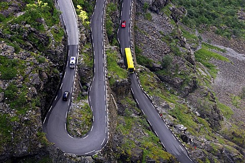 Road at the Trollstigen, Norway, Scandinavia