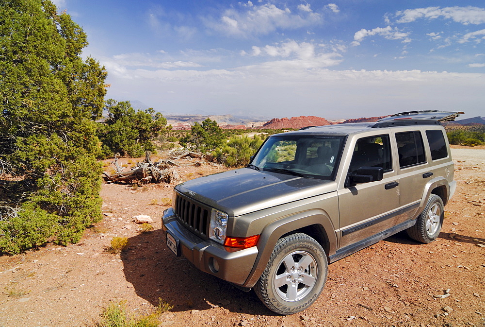 Jeep Commander 4WD, Grand Staircase National Monument, Utah, USA