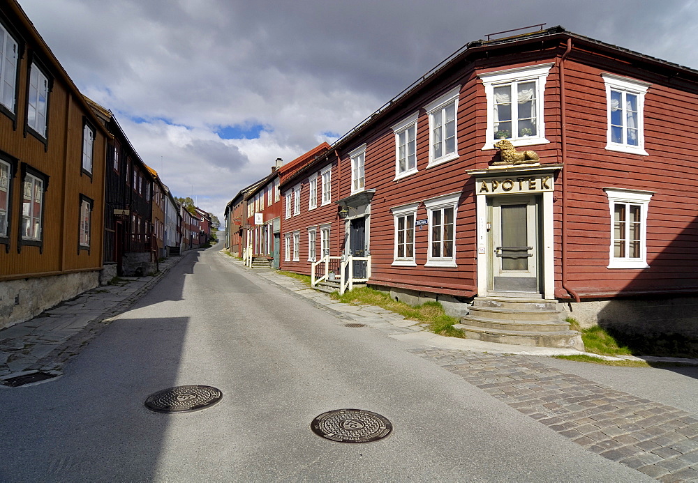 Pharmacy, Roeros, iron mining town, UNESCO World Heritage Site, Sor-Trondelag, Norway