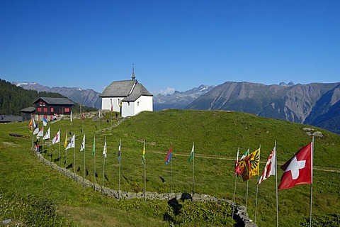 Chapel "Maria zum Schnee", Bettmeralp, Valais, Switzerland, Europe