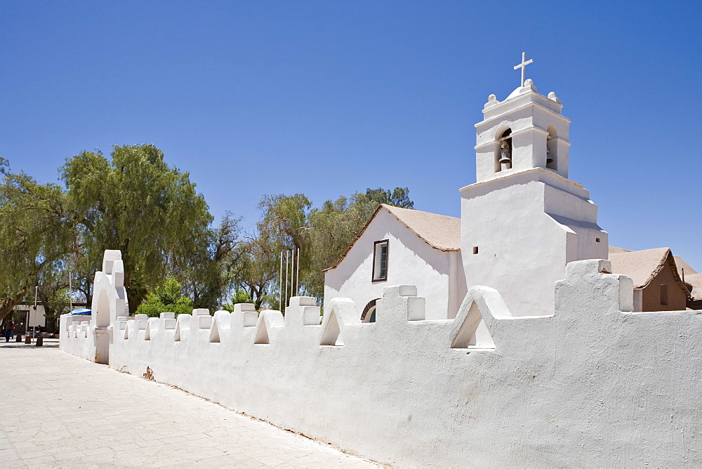 Iglesia San Pedro church in San Pedro de Atacama, Region de Antofagasta, Chile, South America