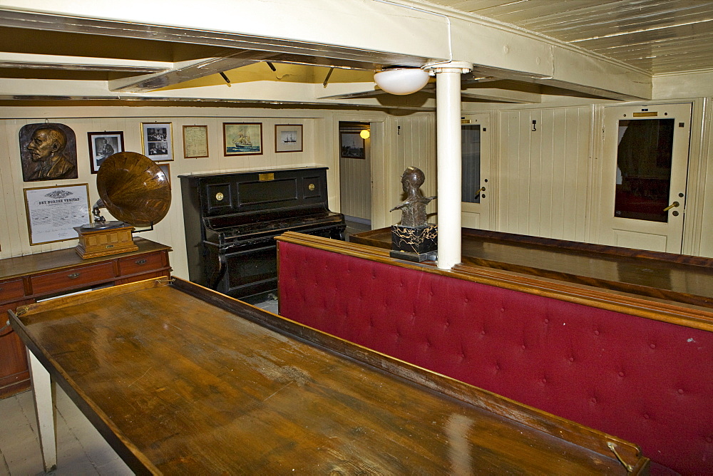 Cabin aboard Fram ship at Fram Museum on Bygdoy Peninsula, Oslo, Norway, Scandinavia, Europe