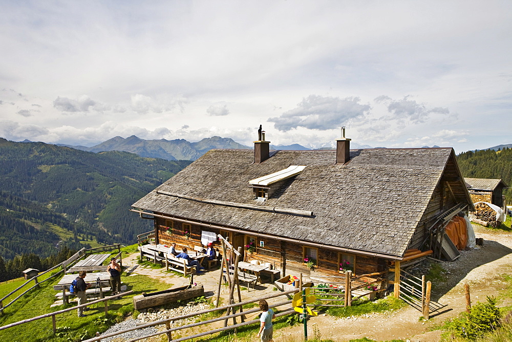 Grossellmaualm alpine pasture, Grossarltal, Salzburg, Austria, Europe