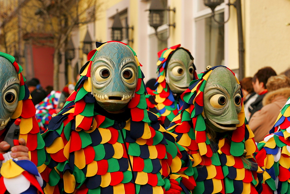 Swabian Fastnacht (carnival), Lindau, Allgaeu, Bavaria, Germany