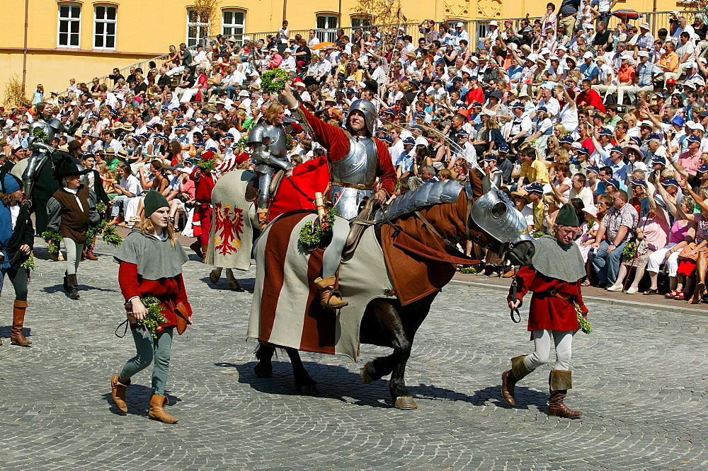 Landshut Wedding historical pageant, Landshut, Lower Bavaria, Bavaria, Germany, Europe