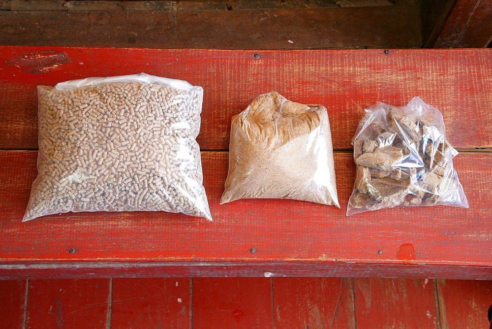 Coconut products, shavings, chips and grease, coconut processing, Georgetown, Guyana, South America