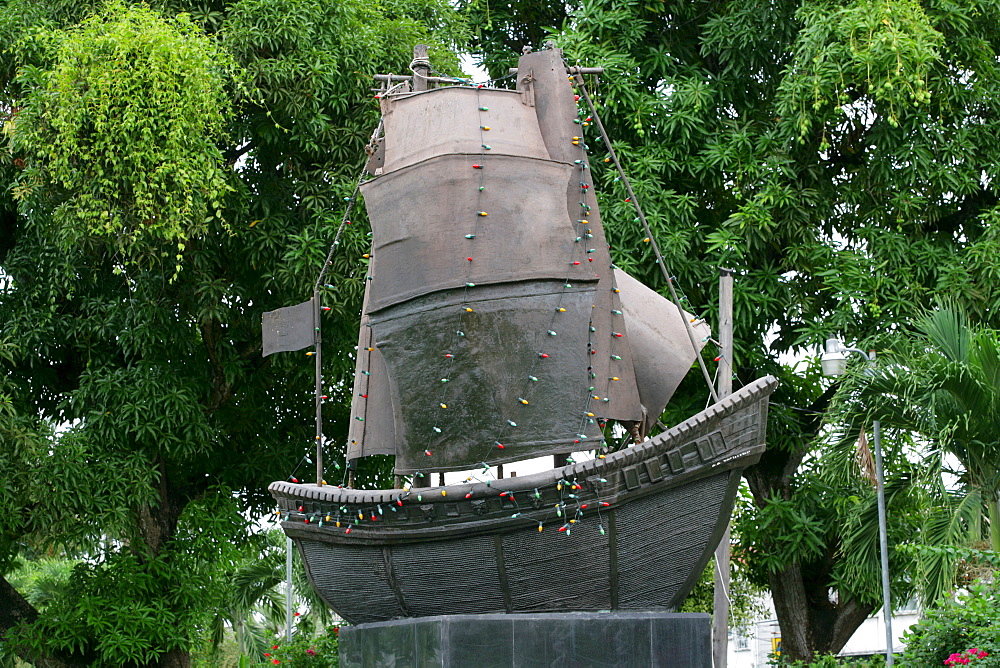 Memorial for the first Indian contract worker in Georgetown, Guyana, South America