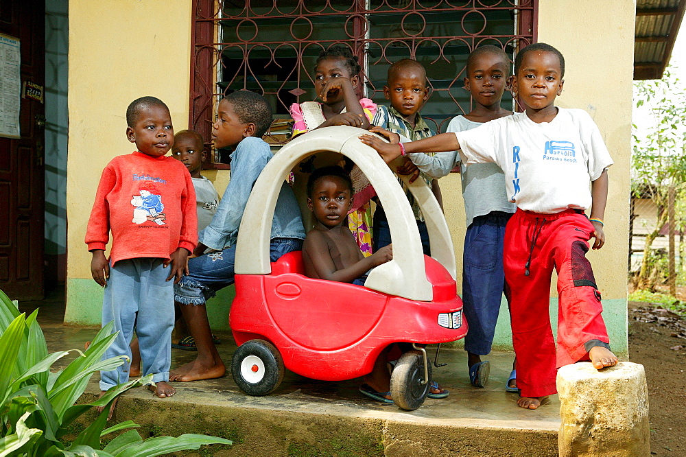 AIDS orphans at an orphanage, Cameroon, Africa