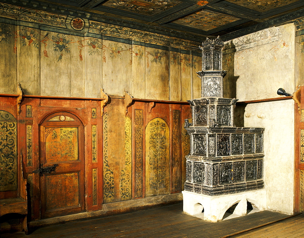 Lutherstube, interior, Martin Luther's house and workplace, Wittenberg, Saxony-Anhalt, Germany