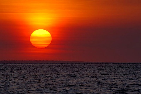 Sundown in darwin, Northern territory, australia