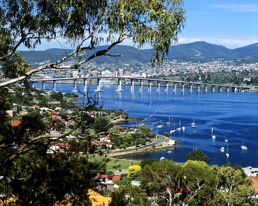 Tasman Bridge, Hobart Bridge, Hobart, Tasmania, Australia