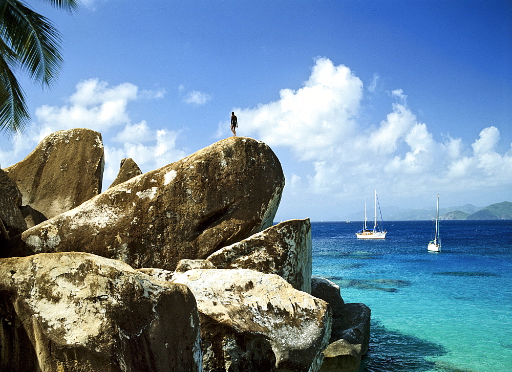 Rock formation, Virgin Gorda, British Virgin Islands, Lesser Antilles, Caribbean