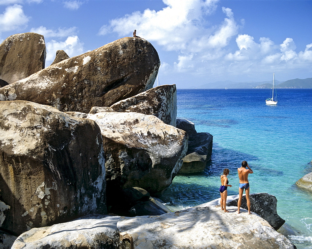 Rock formation, Virgin Gorda, British Virgin Islands, Lesser Antilles, Caribbean