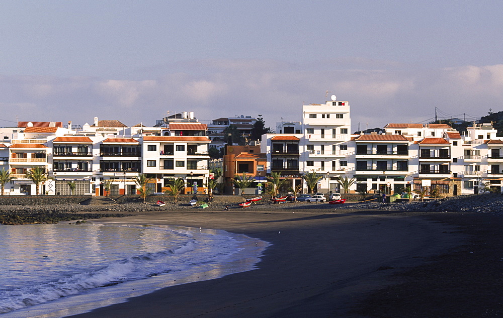 La Playa in the morning, Valle Gran Rey, La Gomera, Canary Islands, Spain