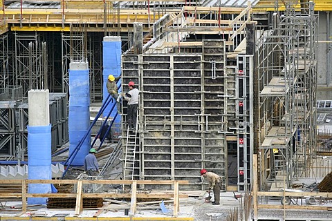 Construction site, Essen, North Rhine-Westphalia, Germany