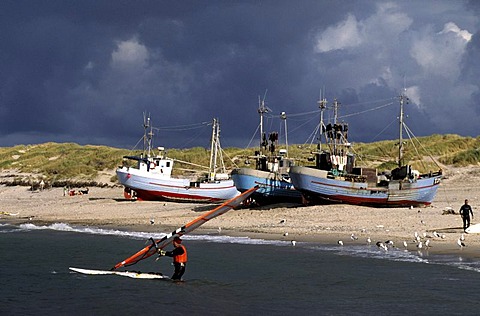 Beach of Norre Vorupor, North Jutland, Denmark