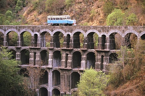 Narrow gauge railway from Kalka to Simla, Himachal Pradesh, India