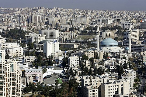 King Abdullah Mosque, Al-Abdali district, Amman, Jordan