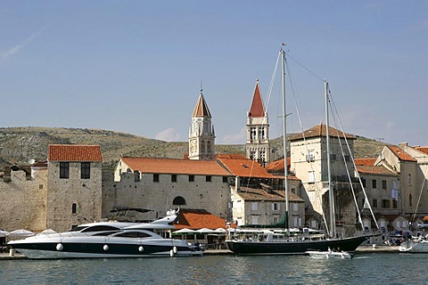 Water front, Trogir, dalmatian coast, Middle Dalmatia, Croatia