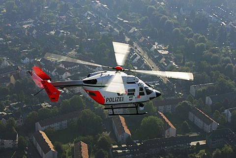 DEU, Germany : Police helicopter squad. BK117C1 Helicopter. |