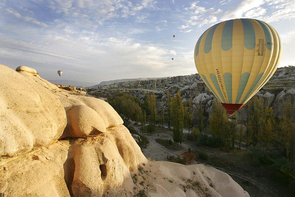 TUR Turkey Cappadocia Hot Air Ballooning over Cappadocia. Balloons of "Kapadokya Balloons"