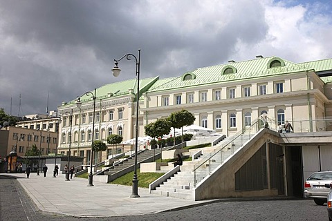 Gedimino9 building, an exclusive shopping mall on Gedimino Prospektas, Vilnius, Lithuania, Baltic States, Northeastern Europe