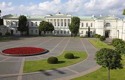 Presidential Palace in the historic city centre of Vilnius, Lithuania, Baltic States, Northeastern Europe