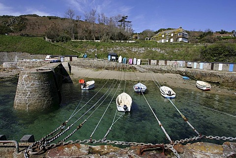 FRA, France, Normandy: Port Racine on the La Hague Peninsula, smallest port in France.