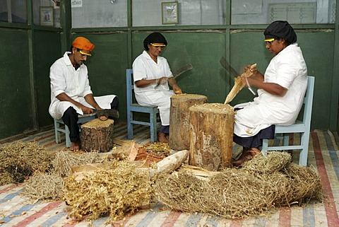 LKA, Sri Lanka : Production of ayurvedic medicine at Hettigoda Industries, the oldes manufacturer of ayurvedic products.