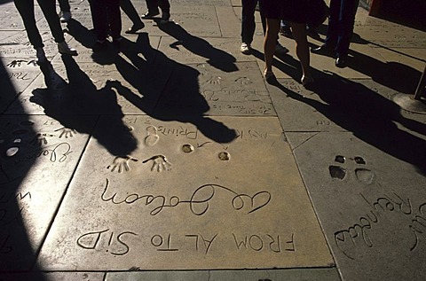 USA, United States of America, California: Los Angeles, Hollywood, walk of fame.