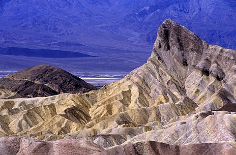 USA, United States of America, California: Death Valley National Park, Zabriski Point.