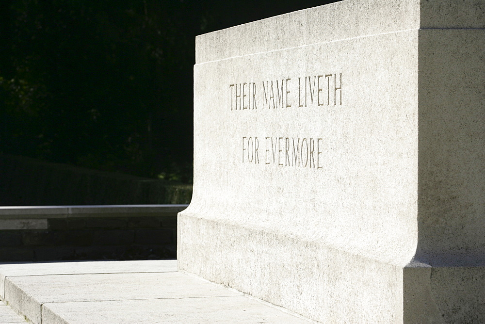 Memorial stone, english military cemetery, Cologne, North Rhine-Westphalia, Germany