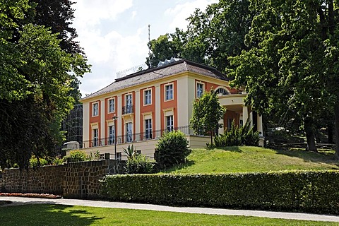 Freienwalde Palace, Walther-Rathenau-memorial, Bad Freienwalde, Maerkisch-Oderland district, Brandenburg, Germany, Europe