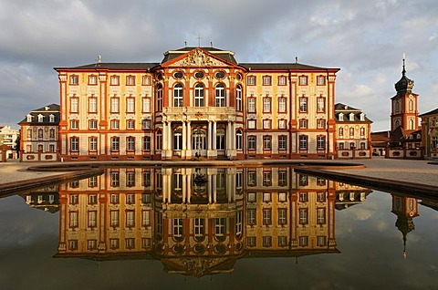 Corps de Logis, garden front, castle Bruchsal, , district Karlsruhe, Baden-Wuerttemberg, Germany