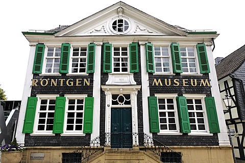 German Roentgen museum at the native town of Roentgen, Remscheid-Lennep, NRW, Germany