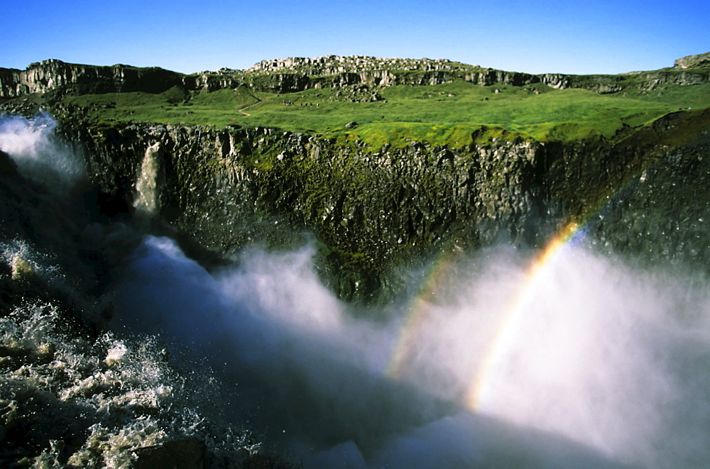 Dettifoss Waterfall, Iceland, Atlantic Ocean