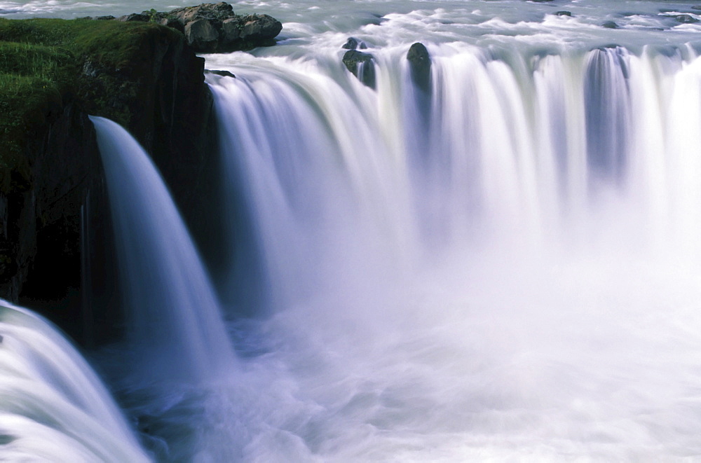 Godafoss Waterfall, Iceland, Atlantic Ocean