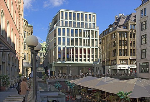 Alsterfleet channel in Hamburg, Germany