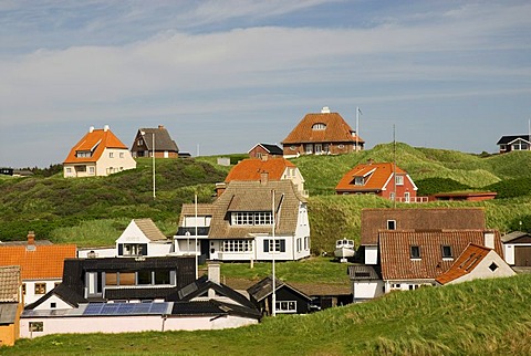 View over Loenstrup village, Jutland, Denmark