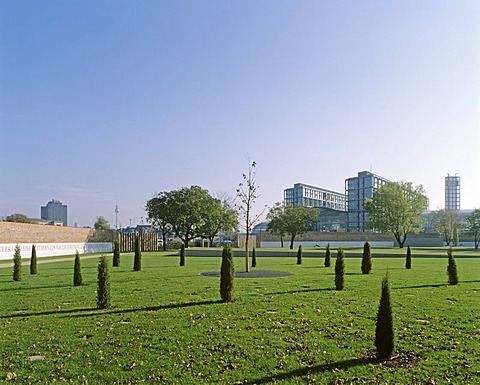 Park near Hauptbahnhof (Central Station), Berlin, Germany