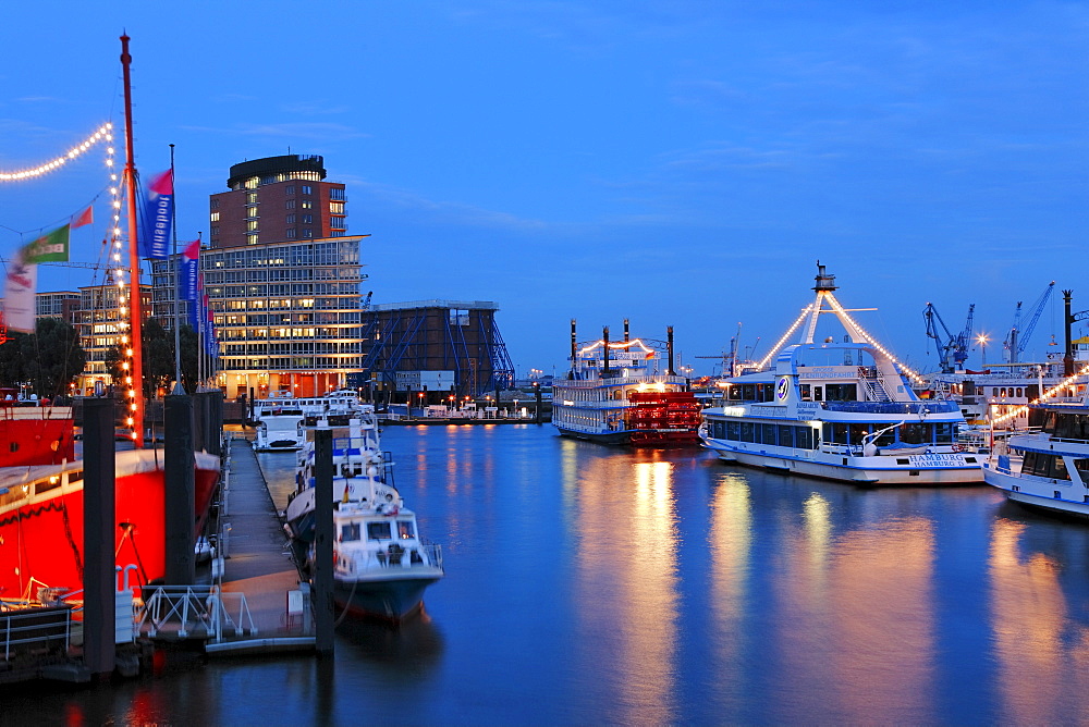 Marina at Hamburg Trade Center in Hamburg Harbour, Hamburg, Germany