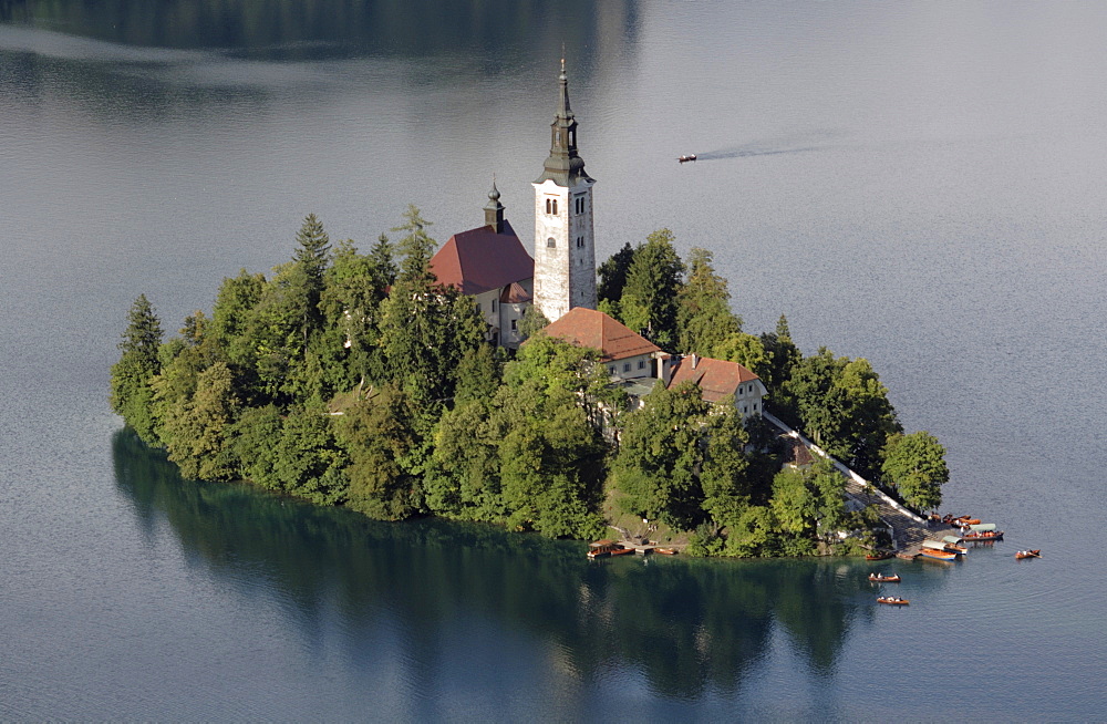 Island with Assumption of Mary's Pilgrimage Church, Bled, Slovenia